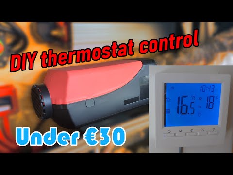 Diesel heater thermostat control DIY