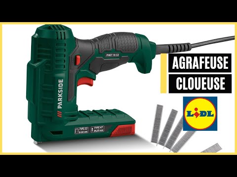 Agrafeuse électrique Parkside : mon test après 3 semaines