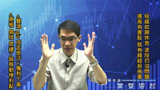 【掌聲響起】#賴昇楷 0710 - 短線如期休息，波段仍沒問題，本周賣出漲多股，有錢可超前部署新強股；《晶技、眾達、原相》續抱中，如何看待與動作?輸入訊息 (圖)