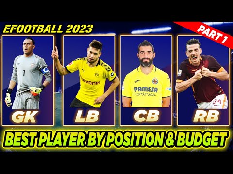 eFootball 2023 | BEST Players by Position for ALL budgets! Part 1 - GK, LB, RB, CB [GP ONLY]