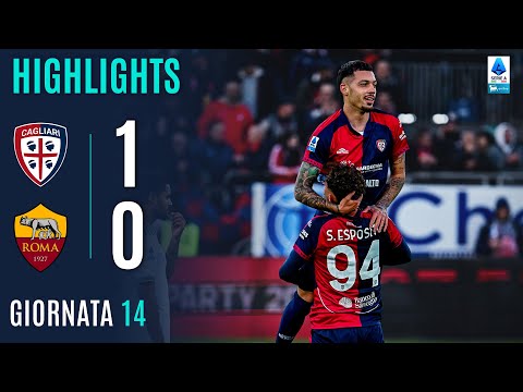 Video highlights della Cagliari vs Roma (1 a 0) - Giornata 14 - Fantacalcio e fantamedie