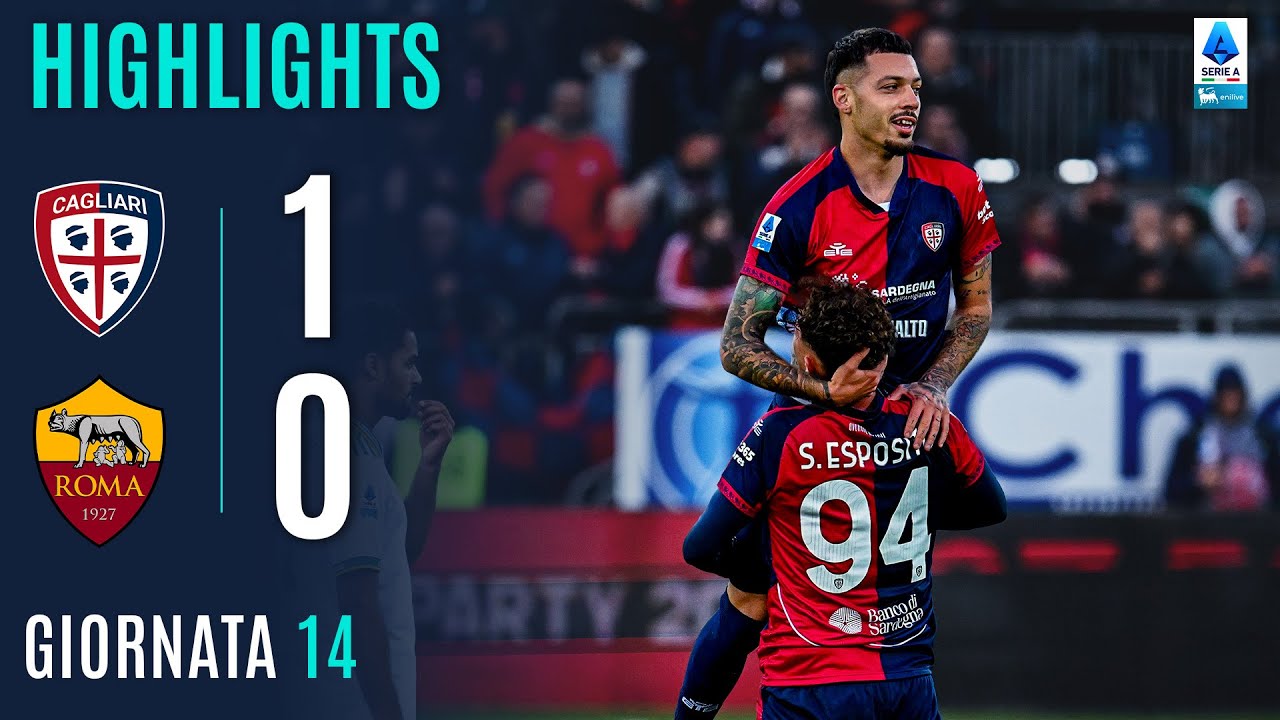 CAGLIARI-ROMA 1-0 | HIGHLIGHTS | 14ª GIORNATA | SERIE A ENILIVE 2025/26