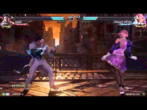 Tekken7 Claudio(NOBASIN) vs ALISA(overlook) korea online battle