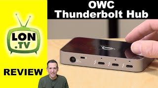 Video thumbnail for OWC Thunderbolt Hub Full Review - 3 Thunderbolt Ports Plus Power Delivery! by Lon.TV