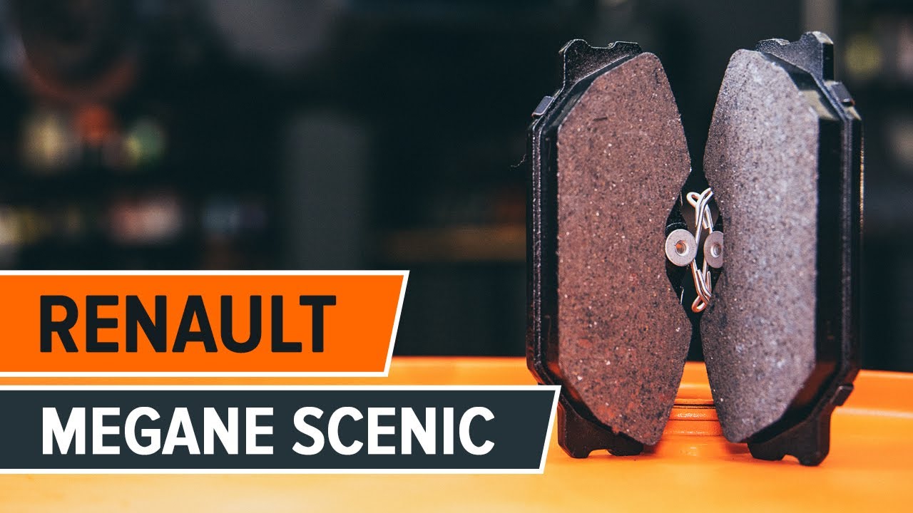 Como mudar pastilhas de travão da parte dianteira em Renault Megane Scenic - guia de substituição