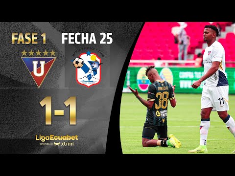 FULL RECAP: LIGA DE QUITO 1-1 MANTA FC | ECUABET LEAGUE SERIE A - MATCHDAY 25