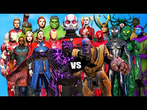 THE AVENGERS MARVEL COMICS vs TEAM SUPERVILLAINS