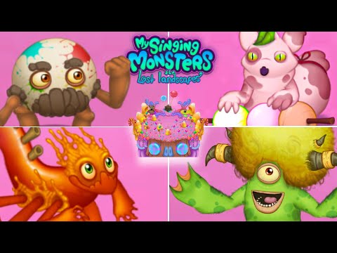 Candy Island - All Monsters Sounds & Animations | My Singing Monsters: The Lost Landscapes