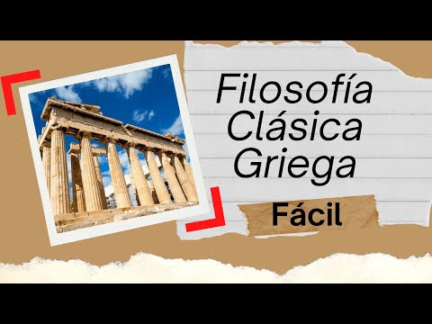 Características principales de la FILOSOFÍA griega en 3 minutos