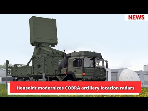 Hensoldt modernizes COBRA artillery location radars