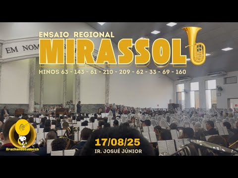 Ensaio Regional CCB Regissol Mirassol 17/08/25 (Ir. Josué Júnior)