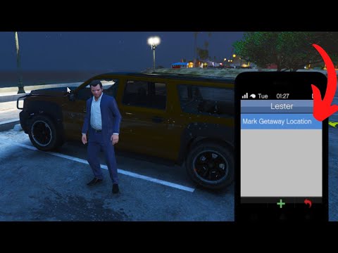 Hide a vehicle in a discreet location to be used as a getaway vehicle