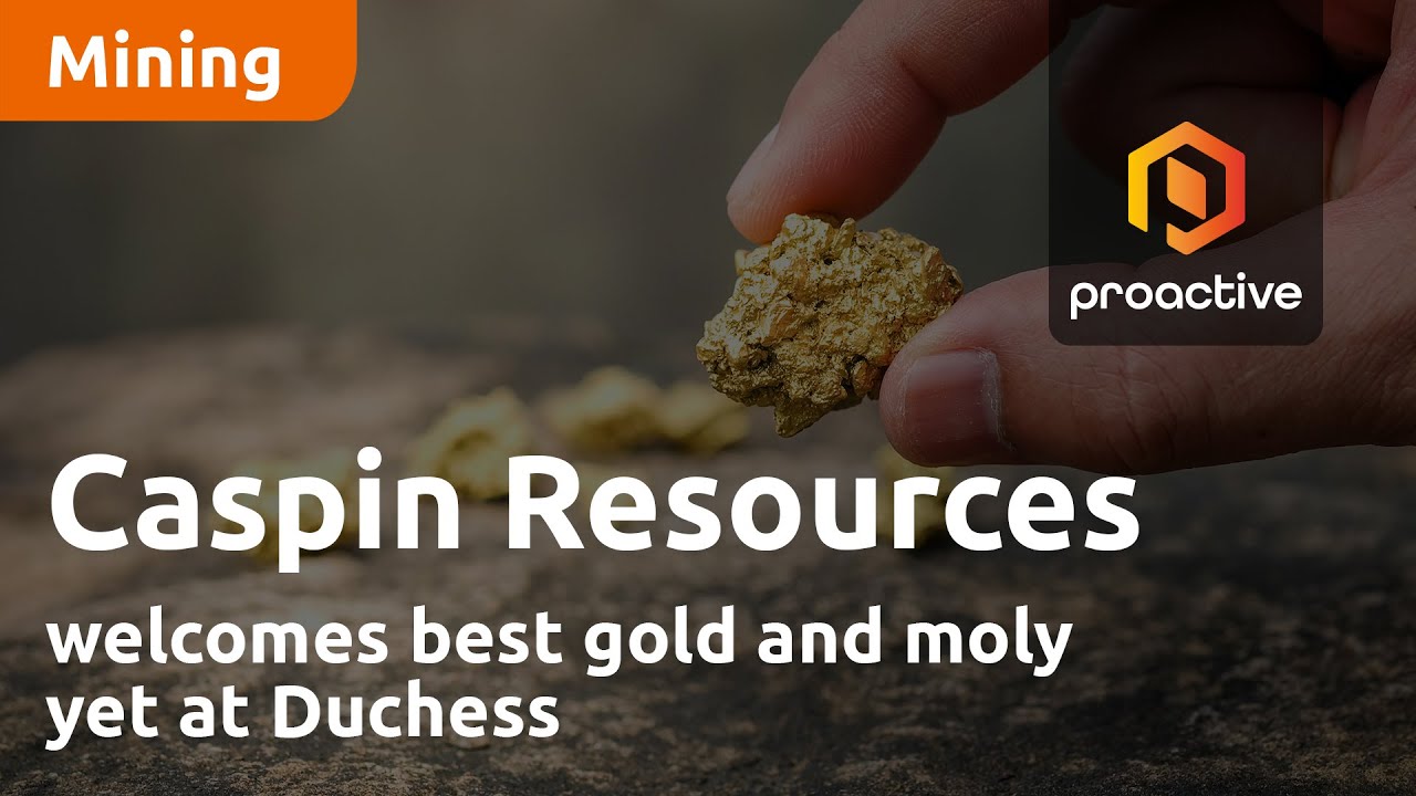 Caspin Resources welcomes best gold and moly yet at Duchess