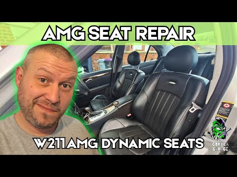 How to strip and repair Mercedes dynamic air seats in the E55 AMG w211 e class