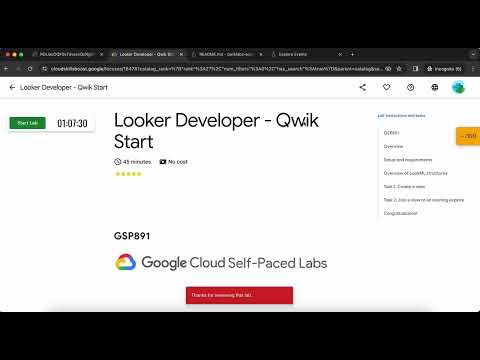 Explore and Create Reports with Looker Studio GSP409