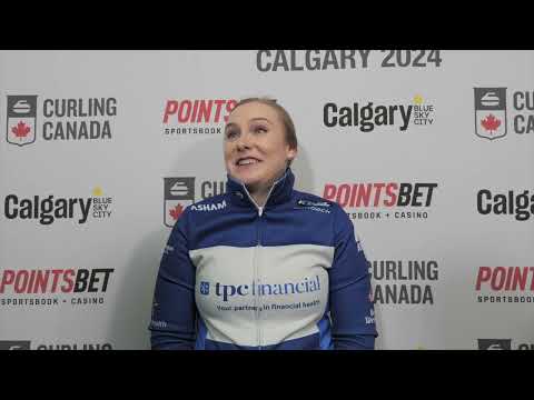 Media Scrum - Women's Sweep 16 Draw 1 - 2024 PointsBet Invitational