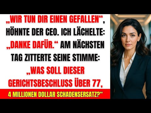 He laughed at my resignation – but in the end he paid 77.4 million