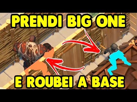 INVASÃO Prendi Big One e Roubei a Base - Last Day On Earth