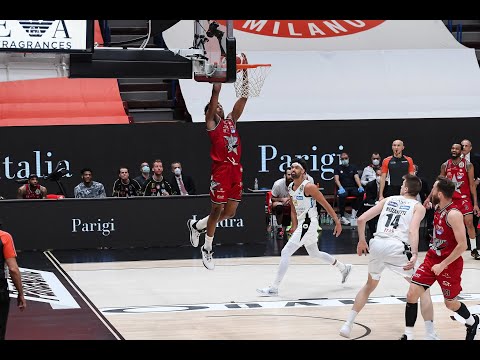 Olimpia Milano - Aquila Trento Gara 2: gli Highlights