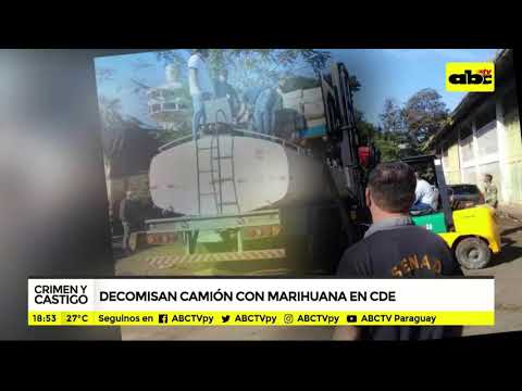 Crimen y Castigo: Decomisan camión con marihuana en CDE