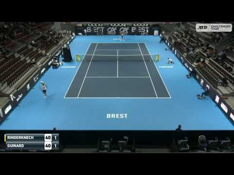 Arthur Rinderknech (FRA) vs Manuel Guinard (FRA) Brest challenger 2021 Round 1