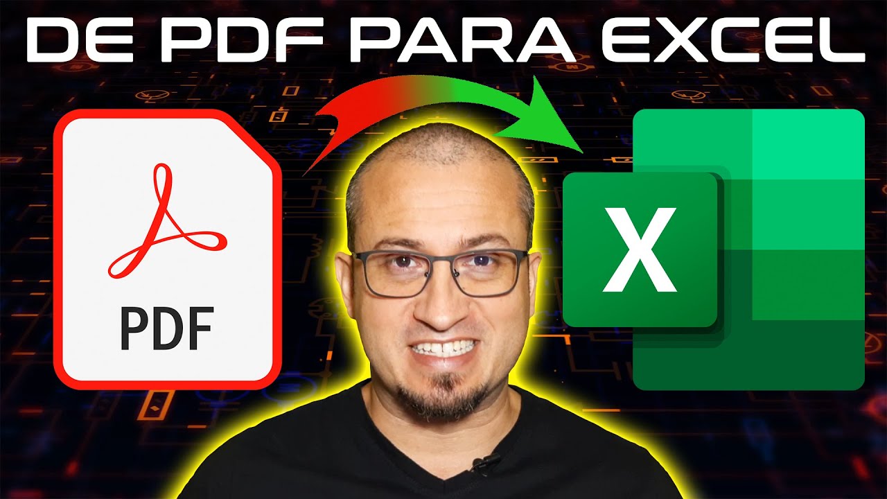 Importando documento PDF para o EXCEL Utilizando APENAS O EXCEL para isso