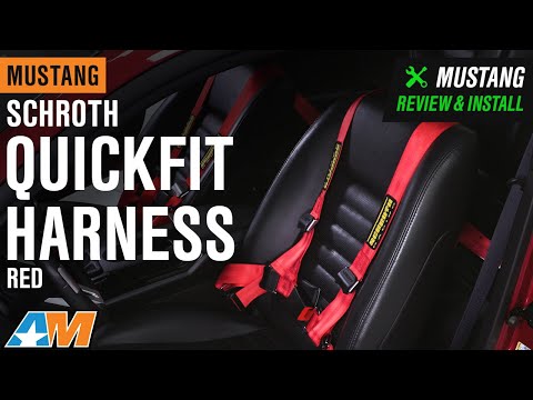 2005-2017 Mustang Schroth QuickFit Harness - Red Review & Install