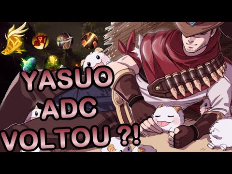 RUNAS INSANAS PARA YASUO ADC - EU BUGUEI O JOGO (?!)