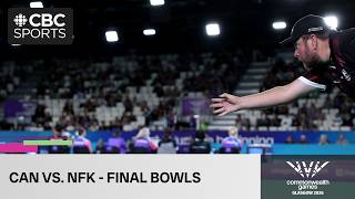 Final Bowls in Ryan Bester and John Bezear's men's pairs matchup against Norfolk Island