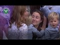 Roger Federer gets emotional as children arrive on Centre Court after Wimbledon 2017 final