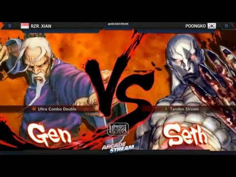 USFIV: RZR Xian vs. r/kappa Poongko - Grand Finals - Arcade Stream Jan. 16th, 2016