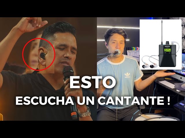 Vídeo relacionado con Auriculares intrauditivos con monitor, auriculares con cable y micrófono | Auriculares internos con aislamiento de ruido para cantantes, músicos, bateristas, calidad de sonido clara, ideales para estu