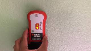 How to Use stud Finder Black &amp; Decker Brand