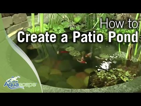How to Create a Patio Pond by Aquascape