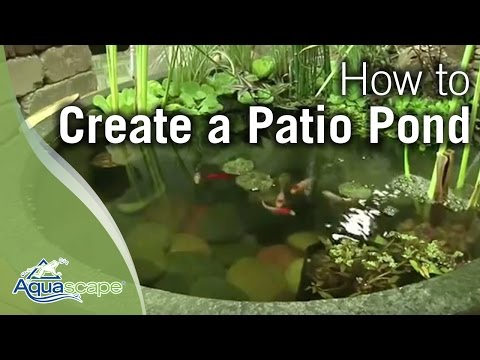 How to Build a Patio Pond