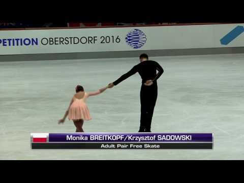 Breitkopf-Sadowski-Pairs Freeskate-2016 Oberstdorf
