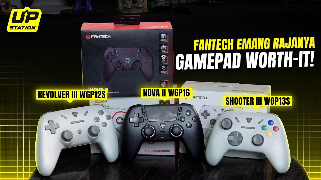  REVIEW SEMUA GAMEPAD FANTECH YANG PALING WORTH IT DAN KEREN!! | Review Station