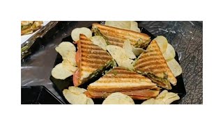Veg cheese grilled sandwich|street food of mumbai sandwich|toastedmasalasandwich|greenchutney recipe
