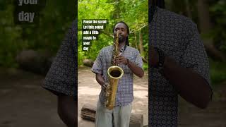 Zem Audu plays saxophone to add magic to your day. You Can’t Catch Me live solo saxophone #music