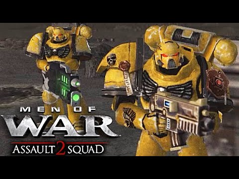 ULTIMATE MOD WARHAMMER 40K: Imperial Fists vs Blood Pact of Khorne! - Men of War: Assault Squad 2
