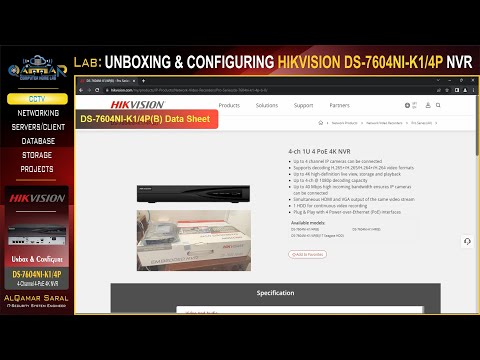 Hikvision DS 7604NI K1 4ch NVR