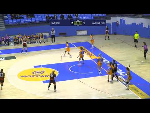 SBRL 13. kolo / Ž / ŽRK Radnički - ŽRK Zaječar 1949