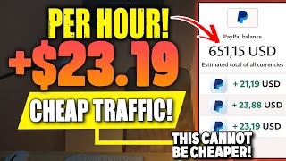 *THIS METHOD* = +$23.19 PER HOUR With The BEST Paid Traffic (SUPER CHEAP!) | CPA Marketing