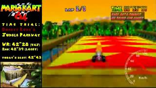 MK64 - World Record on D.K.'s Jungle Parkway - 42''26 (NTSC: 35''15) by Matthias Rustemeyer