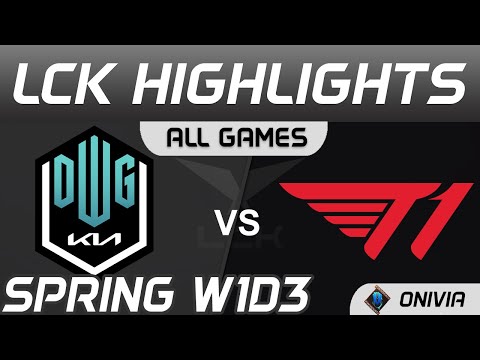 DK vs T1 Highlights ALL GAMES LCK Spring Season 2021 W1D3 DWG KIA vs T1 by Onivia