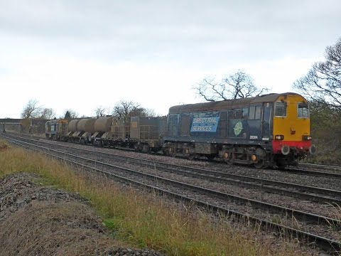 20304 & 20305 on an RHTT at New Barnetby - 3rd December 2014