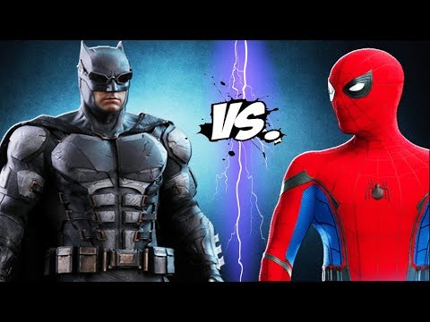 SPIDERMAN vs BATMAN - Batman (Justice League) vs Spider-Man (Homecoming) Video