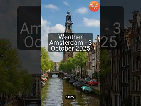 Amsterdam: Today’s highlights → Cloudy, 13°C, wind 19 km/h