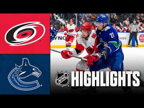 Hurricanes vs. Canucks | NHL Highlights | March 04, 2026