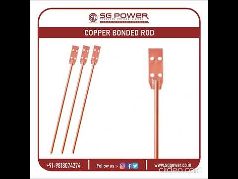 Sg314 cb copper bonded rod for earthing